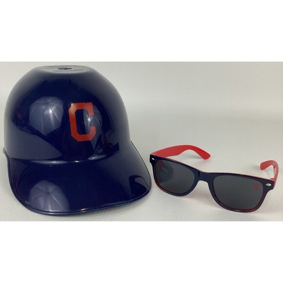 Other - Cleveland Indians Guardians Replica Baseball Batting Helmet Lexus Sunglasses MLB